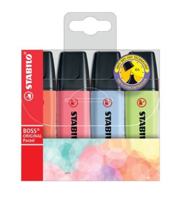 SET 4 EVIDENZIATORI STABILO BOSS