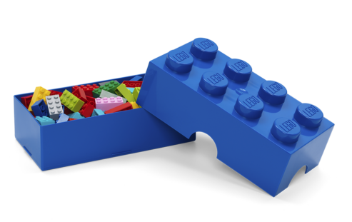 LEGO CLASSIC BOX PORTA PRANZO/PORTA OGGETTI BLU