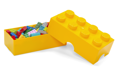 LEGO CLASSIC BOX PORTA PRANZO/PORTA OGGETTI GIALLA