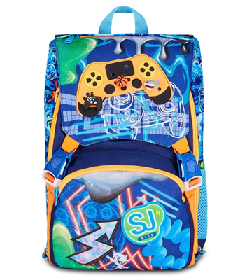 ZAINO SCUOLA SJ ESTENSIBILE BIG JOYFUL PINS BOY