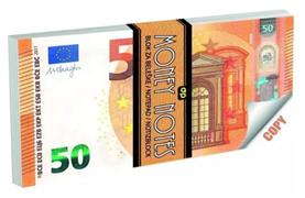 BLOCK NOTES BANCONOTA 50 EURO LES BANCONOTES