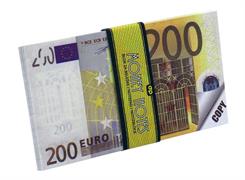 BLOCK NOTES BANCONOTA 200 EURO LES BANCONOTES