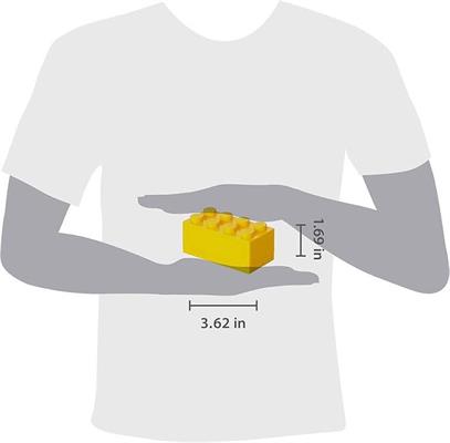 MINI BOX LEGO GIALLO 92X46X43MM