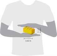 MINI BOX LEGO GIALLO 92X46X43MM