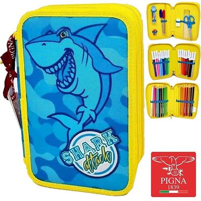 ASTUCCIO SHARK ATTACK 3 SQUALO ZIP CERNIERE