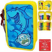 ASTUCCIO SHARK ATTACK 3 SQUALO ZIP CERNIERE