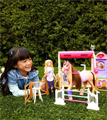 BARBIE MALIBU STABLE DOLL set dai Misteri BarbiE The Big Chase