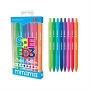 SET DI PENNE MULTICOLORE X8 MITAMA