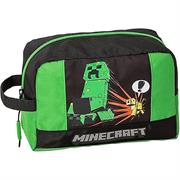 ASTUCCIO SCUOLA MINECRAFT VERDE CON NERO