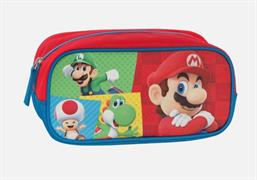 ASTUCCIO SCUOLA SUPER MARIO ROSSO E BLU
