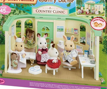 FAMIGLIE SYLVANIANE - SET MEDICO DI CAMPAGNA GIOCATTOLO