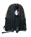 ZAINO SCUOLA AMERICANO HELLO KITTY ORO CON NERO