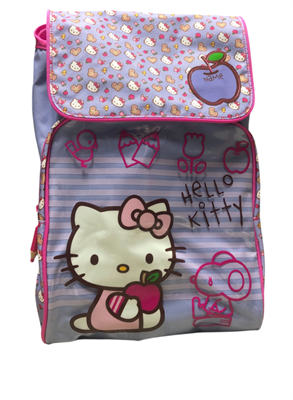 ZAINO SCUOLA ESTENSIBILE  HELLO KITTY ROSA
