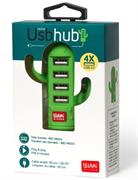 MINI HUB USB A 4 PORTE, CACTUS USB