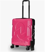 BAGAGLIO TROLLEY ROSA  DA CABINA CON 4 RUOTE GIREVOLI