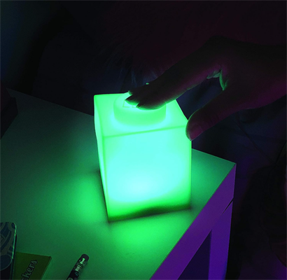 LAMPADA LED LEGO IN SILICONE VERDE