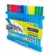 PENNA LINER 0.4 COLORI ASSORTITI CON ASTUCCIO TRASPARENTE DA 15