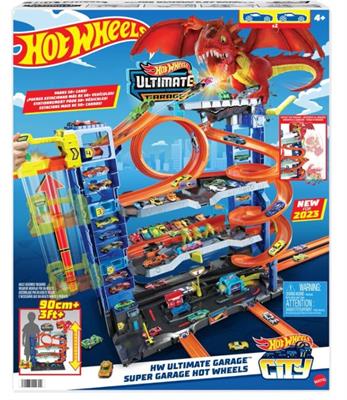 HOT WHEELS CITY 'LET'S RACE' NETFLIX - MEGA GARAGE, PLAYSET