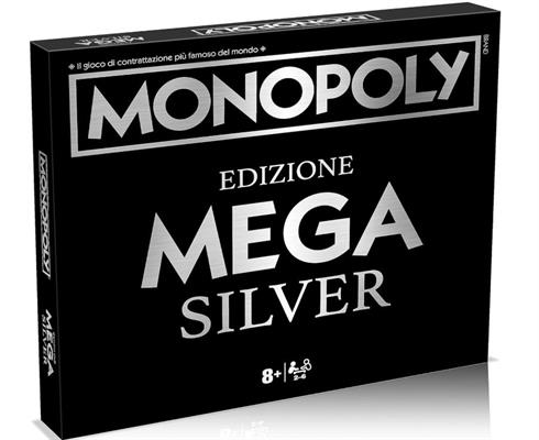 MONOPOLY MEGA SILVER - GIOCHI DA TAVOLO, GIOCHI DA TAVOLO ADULTI