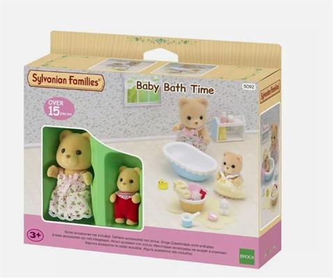 SYLVANIAN FAMILIES - SET BAGNETTO CON MAMMA ORSO E BEBÈ ORSO