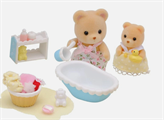 SYLVANIAN FAMILIES - SET BAGNETTO CON MAMMA ORSO E BEBÈ ORSO