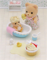 SYLVANIAN FAMILIES - SET BAGNETTO CON MAMMA ORSO E BEBÈ ORSO