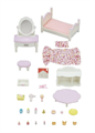SYLVANIAN FAMILIES SET TAVOLINO BEAUTY E CAMERA DA LETTO