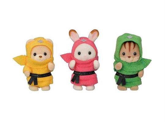 SYLVANIAN FAMILIES BABY NINJA SET CALICO