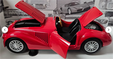 RED FERRARI 125 S HOT WHEELS L2954 1/18 SCALE