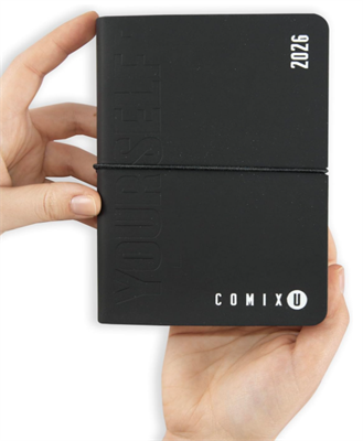 AGENDA GIORNALIERA MINI 2025-2026, DIARIO 16 MESI NERA