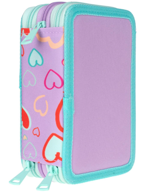 ASTUCCIO COMPLETO DI TRE ZIP CON PORTAPENNE – STITCH