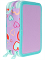ASTUCCIO COMPLETO DI TRE ZIP CON PORTAPENNE – STITCH