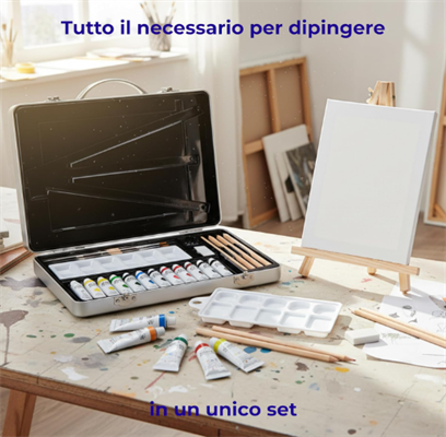 SET PITTURA 24 PEZZI - CREATIVON