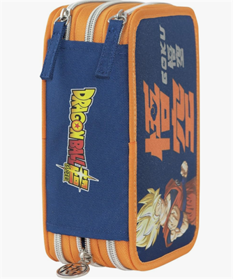 ASTUCCIO SCUOLA UFFICIALE DRAGON BALL, ASTUCCIO 3 SCOMPARTI