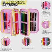ASTUCCIO COMPLETO DI TRE ZIP CON PORTAPENNE – MOFU MOFU