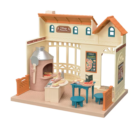 VILLAGE PIZZERIA SYLVANIAN FAMILIES