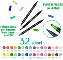 CRAYOLA - SIGNATURE, SET 16 PENNARELLI PER ADULTI