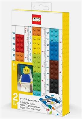 LEGO RIGHELLO COSTRUIBILE CON MATTONCINI + MINIFIGURE