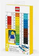 LEGO RIGHELLO COSTRUIBILE CON MATTONCINI + MINIFIGURE