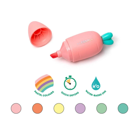 SET DI 6 MINI EVIDENZIATORI LEGAMI