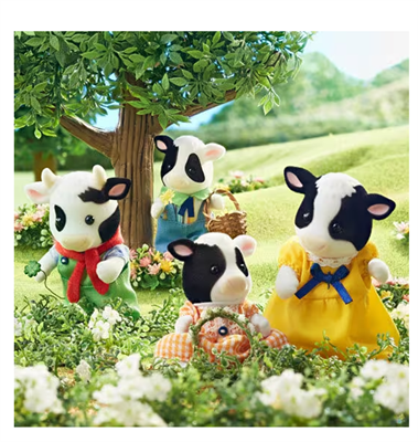 SYLVANIAN FAMILIES FRIESIAN COW FAMILY