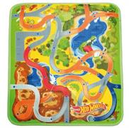 TAPPETO HOT WHEELS DA TAVOLO CON AUTO INCLUSA