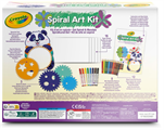 CRAYOLA - SET SPIRALI E MANDALA CON PENNARELLI LAVABILI E MATITE