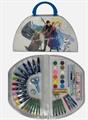 VALIGETTA COLORI FROZEN DISNEY SET CANCELLERIA 51 PEZZI