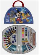 VALIGETTA COLORI TOPOLINO DISNEY SET CANCELLERIA 51 PEZZI