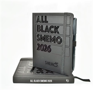 DIARIO PICCOLO AGENDA SCUOLA SMEMORANDA ALL BLACK 2026 12 MESI