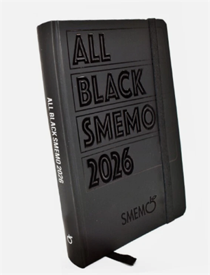 DIARIO PICCOLO AGENDA SCUOLA SMEMORANDA ALL BLACK 2026 12 MESI
