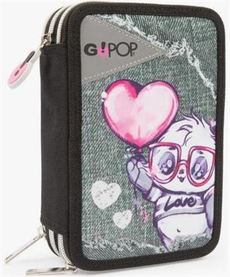 GO POP - ASTUCCIO TRIPLO SCUOLA PANDERFUL