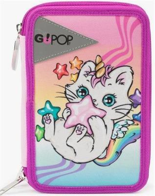 GO POP - ASTUCCIO TRIPLO SCUOLA MEOWCORN