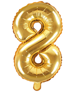 PALLONCINO MYLAR 8 ORO